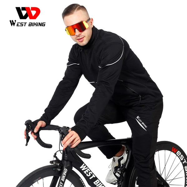 WEST BIKING Motorcycle Mountain MTB Road Bike Jersey Clothing Winter W